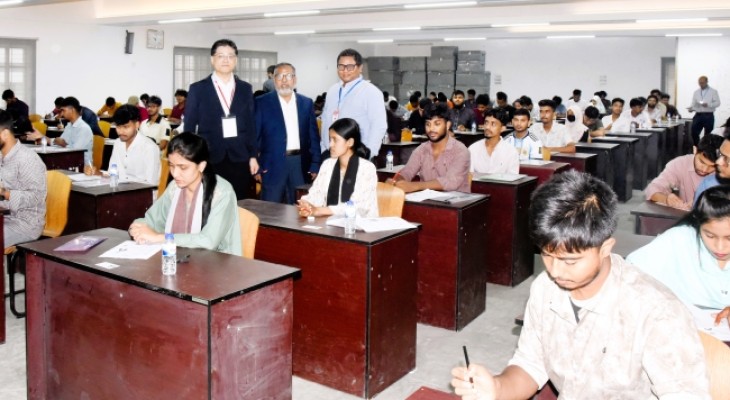 খুবিতে প্রথমবারের মতো জাপানি ভাষার ন্যাট-টেস্ট অনুষ্ঠিত